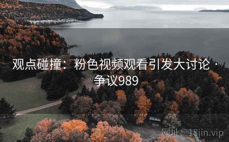 观点碰撞：粉色视频观看引发大讨论 · 争议989